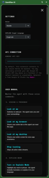 GemiNav AI: The Multimodal Web Operating Agent – screenshot 2