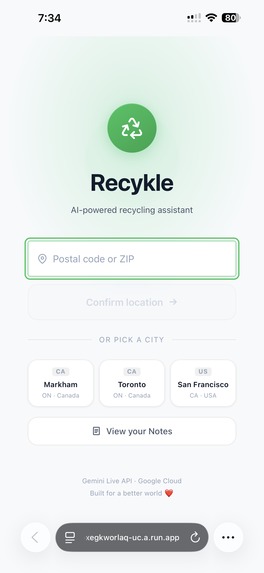 Recykle - AI Recycling Assistant – screenshot 2