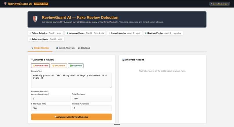 ReviewGuard AI – screenshot 2