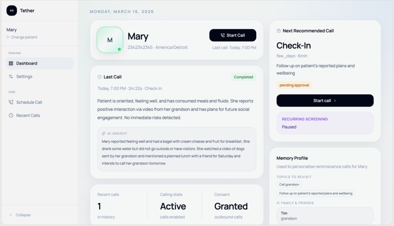 Tether – screenshot 2