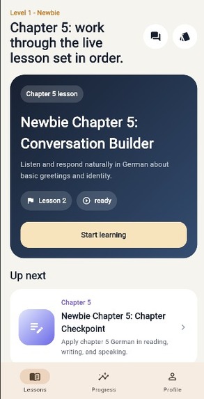 LingoLearn - Adaptive AI Language Tutor with Amazon Nova – screenshot 1