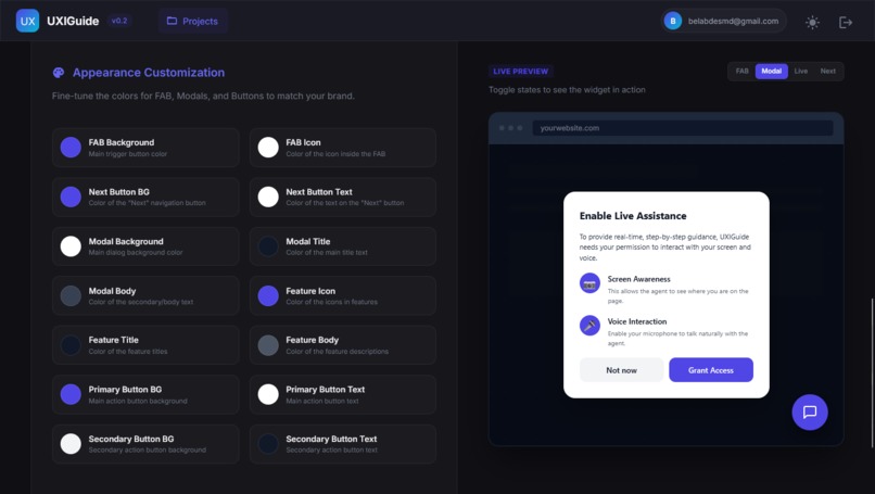 UXIGuide - The Multimodal UI Co-pilot – screenshot 5