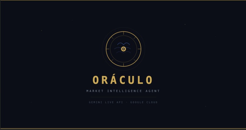 ORÁCULO — Real-Time Voice + Vision Market Intelligence Agent – screenshot 3