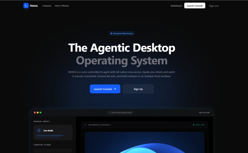 NEXUS AI Agent - Desktop agent   – screenshot 1