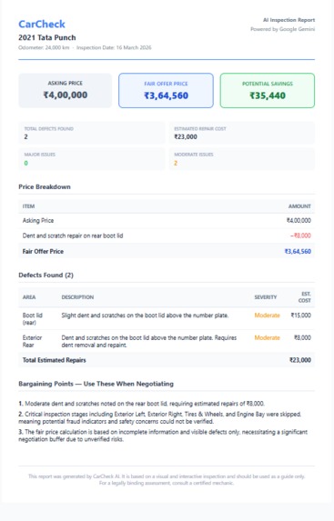 CarCheck – screenshot 1