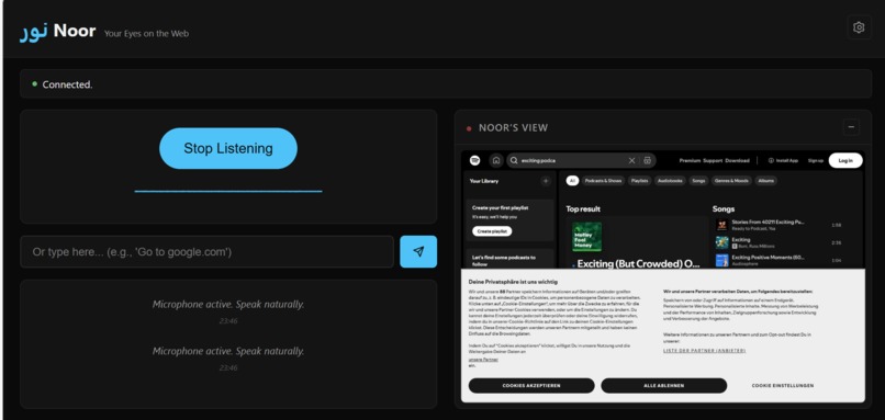 Noor – screenshot 2