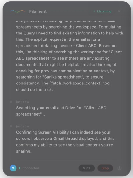 Filament  – screenshot 1
