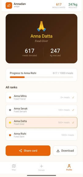 Annadan - India's Food Surplus Network – screenshot 4