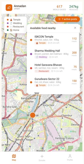 Annadan - India's Food Surplus Network – screenshot 6