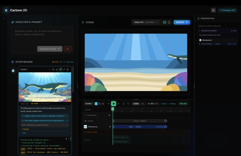 Cartoon 2D – screenshot 2