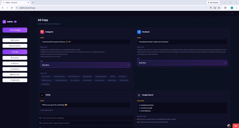AdBlitz -  AI That Markets For You – screenshot 5