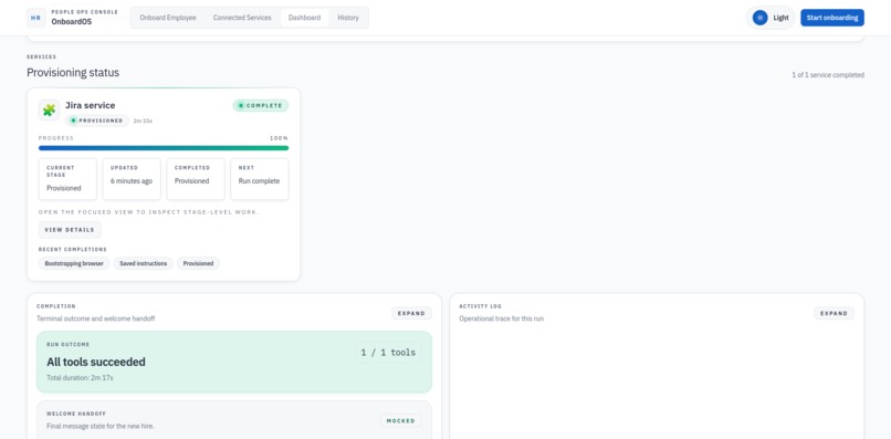 OnboardOS – screenshot 2