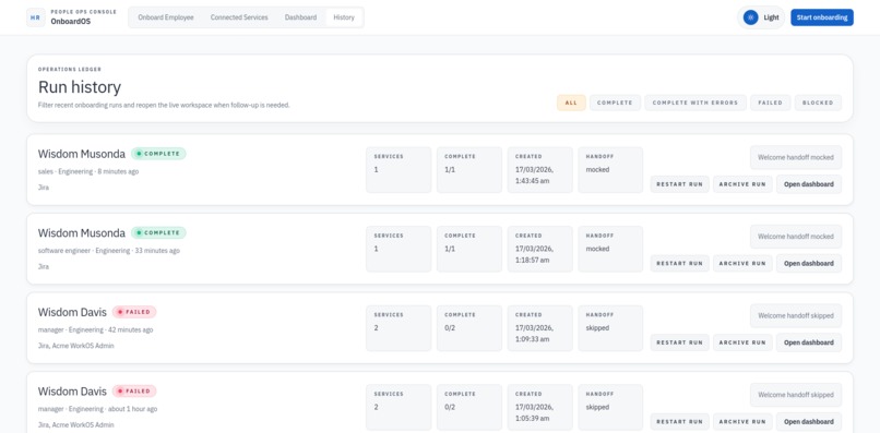 OnboardOS – screenshot 3