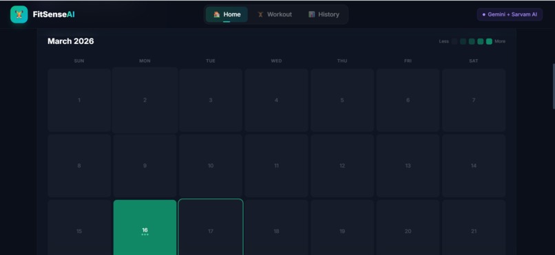 FitSenseAI – screenshot 1