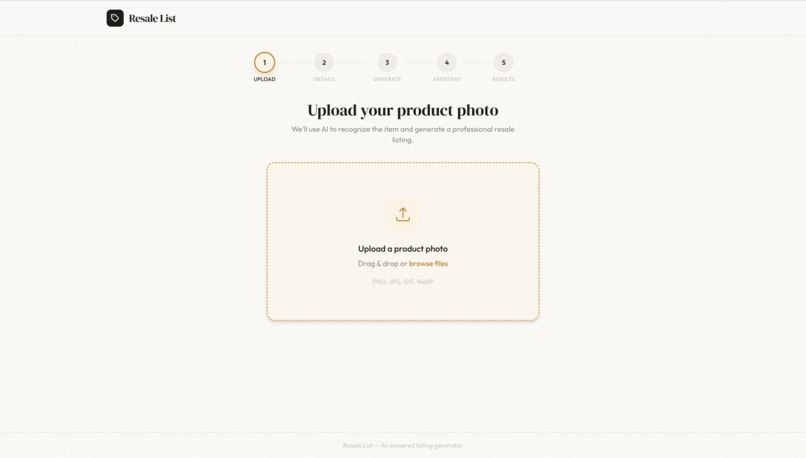 ResellAI – screenshot 1