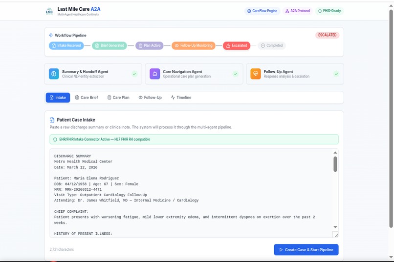 Last Mile Care A2A (LMC) – screenshot 1