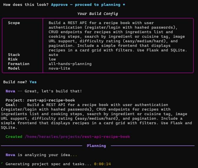 Nova Forge - Agentic System – screenshot 6