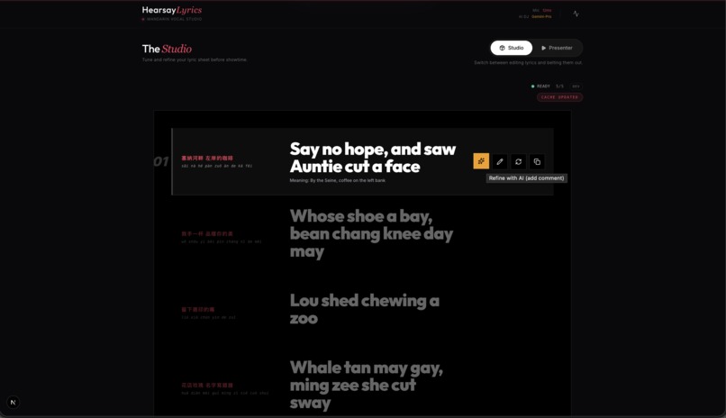 Hearsay Lyrics – screenshot 2