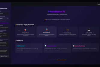 NovaMentor - AI Interview Coach