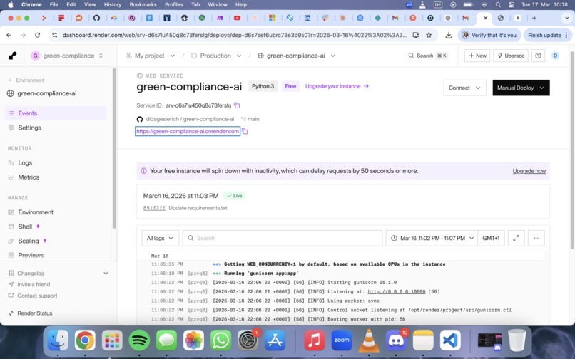 GreenCompliance AI – screenshot 3