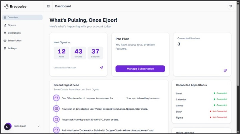 Brevpulse – screenshot 2
