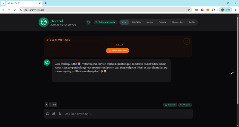 Hey Dad – screenshot 1