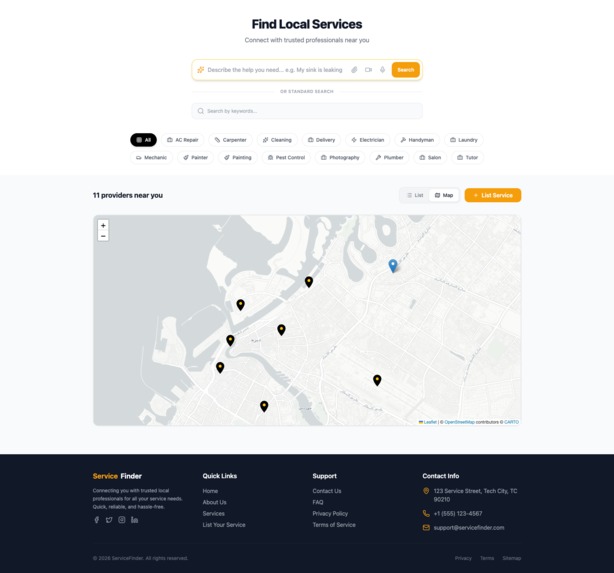 NeryByService: AI-Powered Hyper-Local Help – screenshot 4