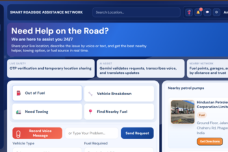 Smart Roadside Assistance AI System