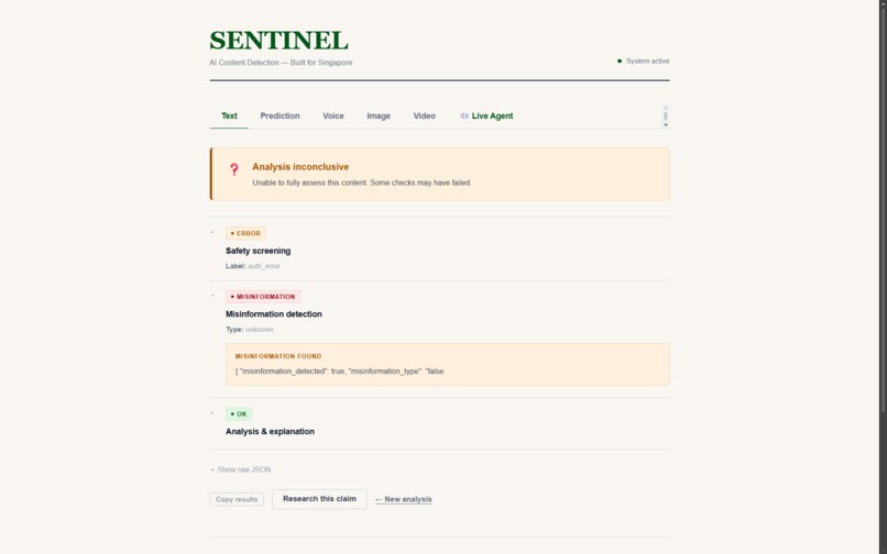SENTINEL -- AI Fraud Detection Bot – screenshot 3