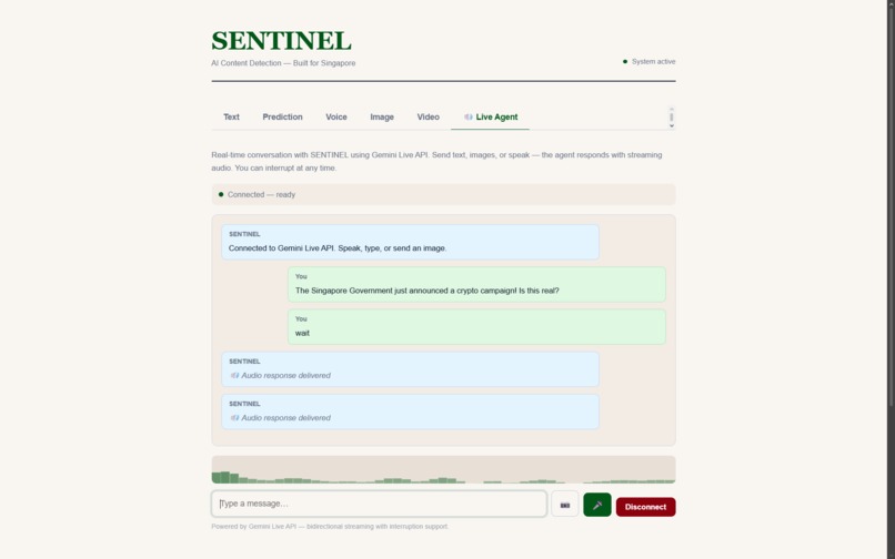 SENTINEL -- AI Fraud Detection Bot – screenshot 8
