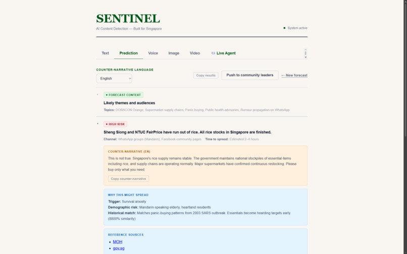 SENTINEL -- AI Fraud Detection Bot – screenshot 4