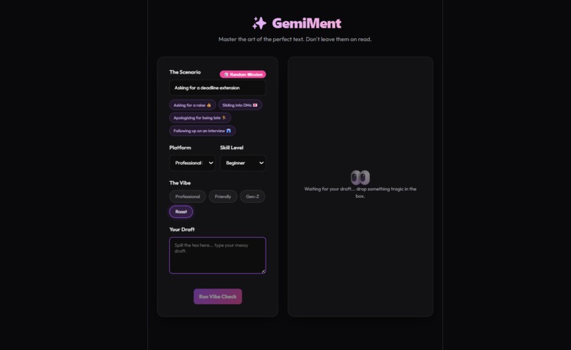 GemiMent – screenshot 1