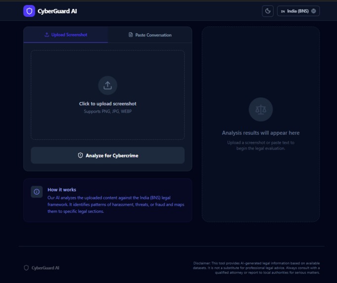 Cybercrime Detection App – screenshot 2