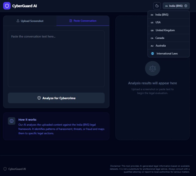 Cybercrime Detection App – screenshot 3
