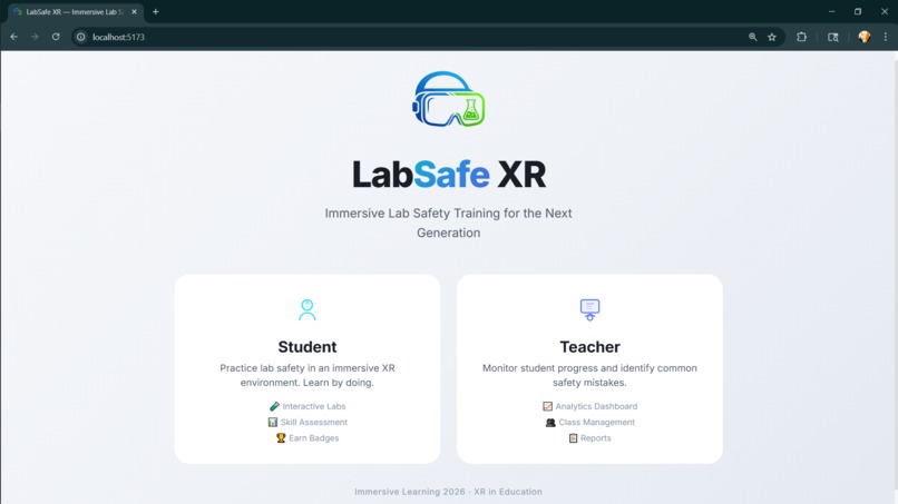 LabSafe XR – screenshot 1