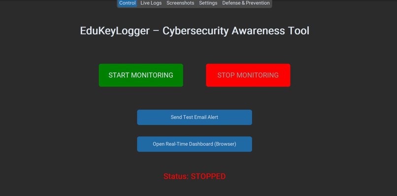 Keylogger Project – screenshot 1