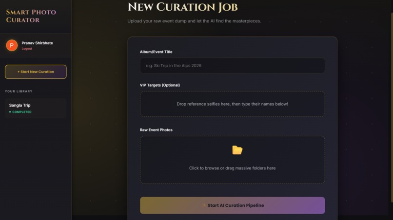 Aperture AI: Smart Event Photo Curator – screenshot 2