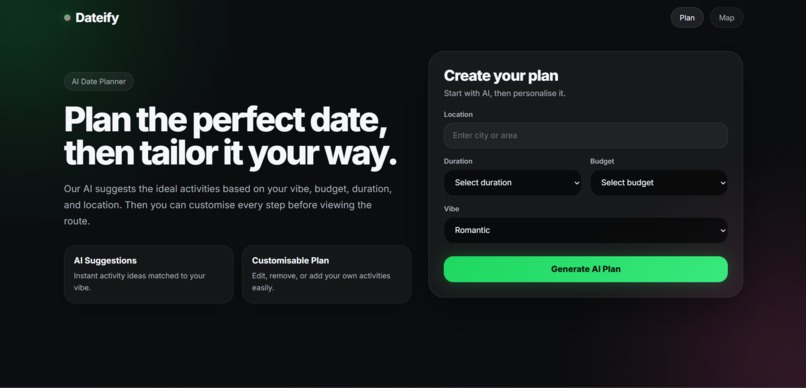 Dateify – screenshot 1