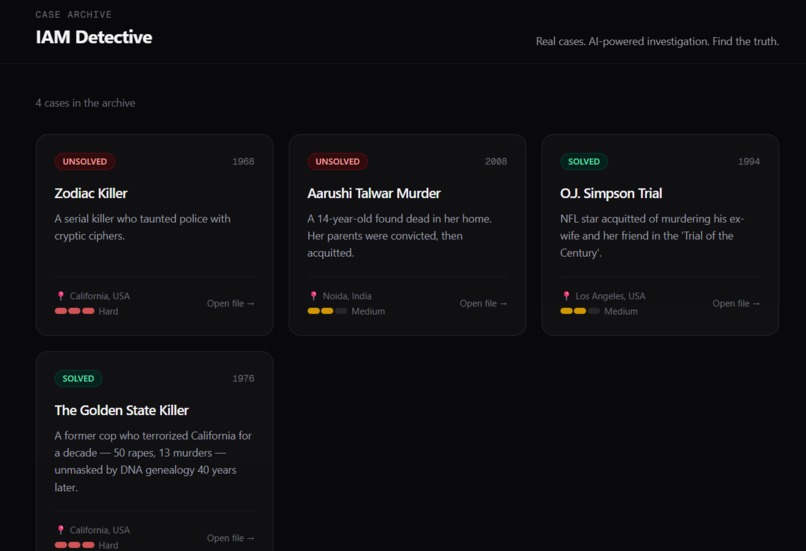 IAM Detective – screenshot 1