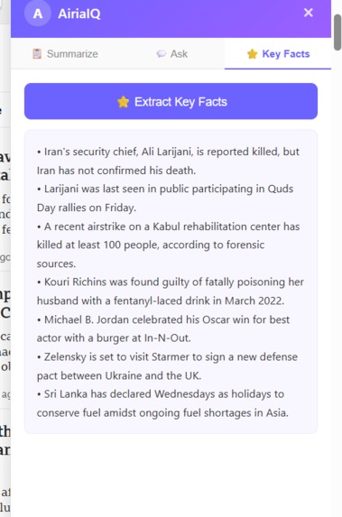 AiriaIQ – Smart Web Research Assistant – screenshot 1