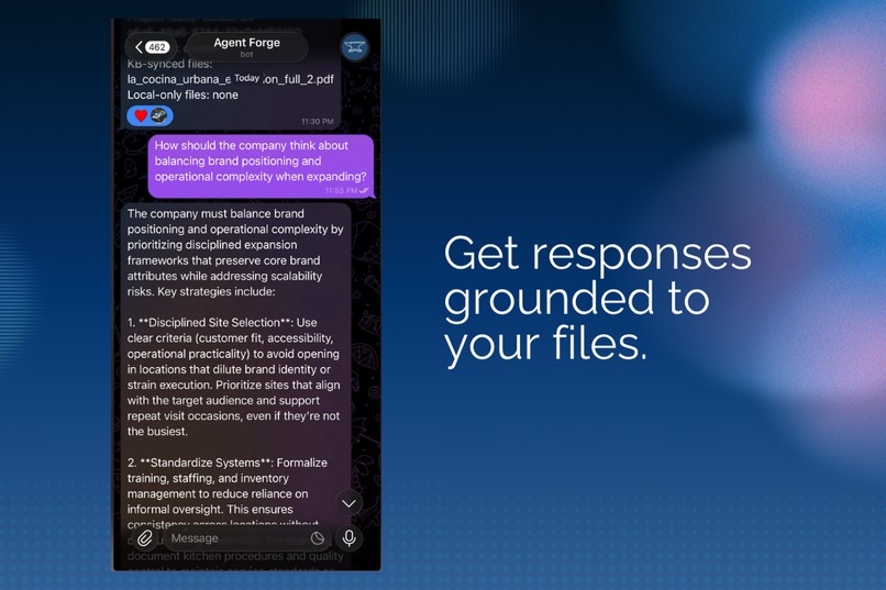 Gradient Agent Forge – screenshot 3