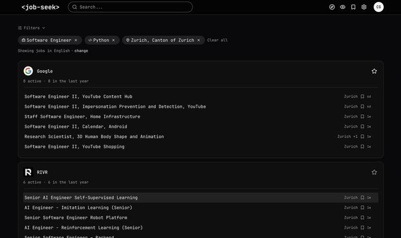 <job-seek> – screenshot 3