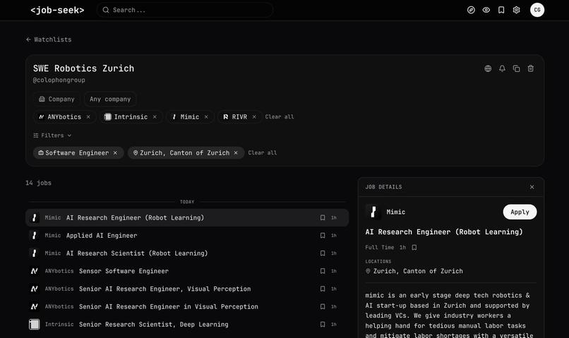 <job-seek> – screenshot 7