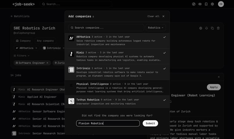 <job-seek> – screenshot 8