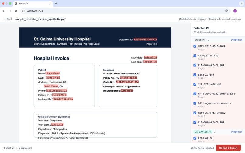 Redactify – screenshot 3
