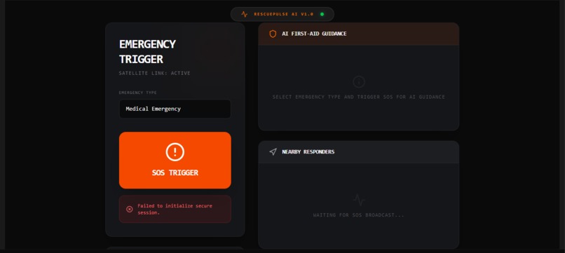 RescuePulse AI: Proximity-Based Emergency Response – screenshot 1