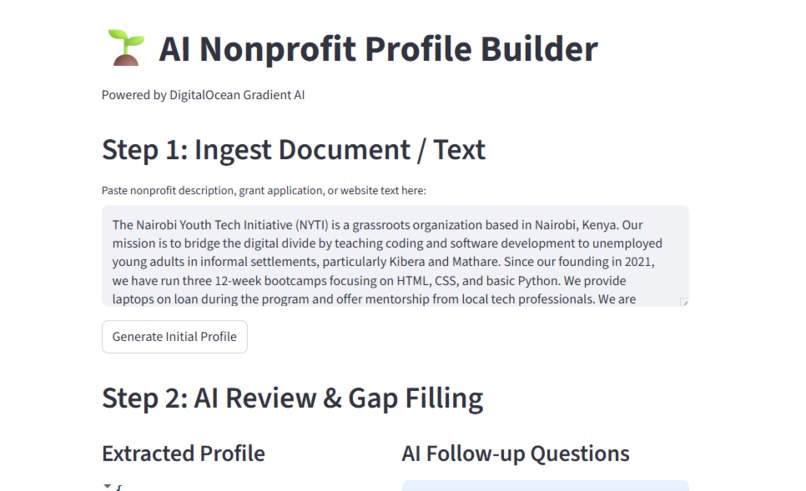 GrantReady AI – screenshot 1