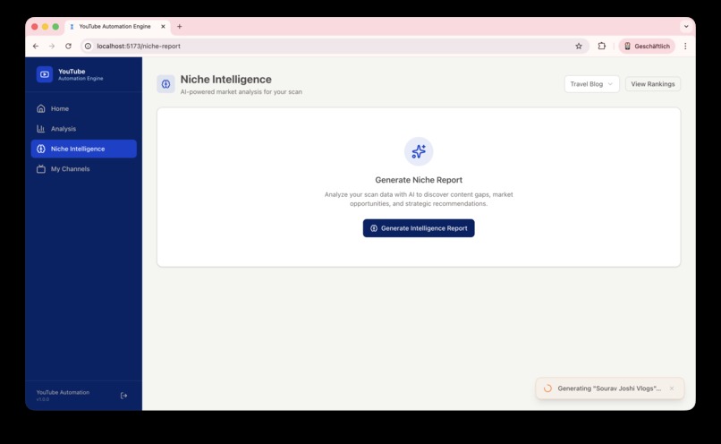 YouTube Automation Engine – screenshot 5