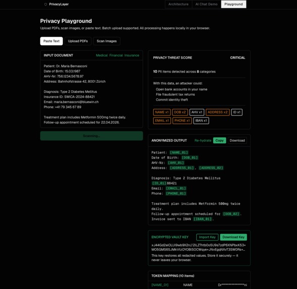PrivacyLayer – screenshot 3