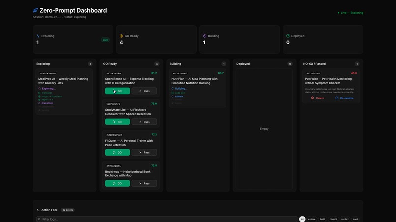 vibeDeploy - Zero-Prompt AI App Factory on DigitalOcean – screenshot 1